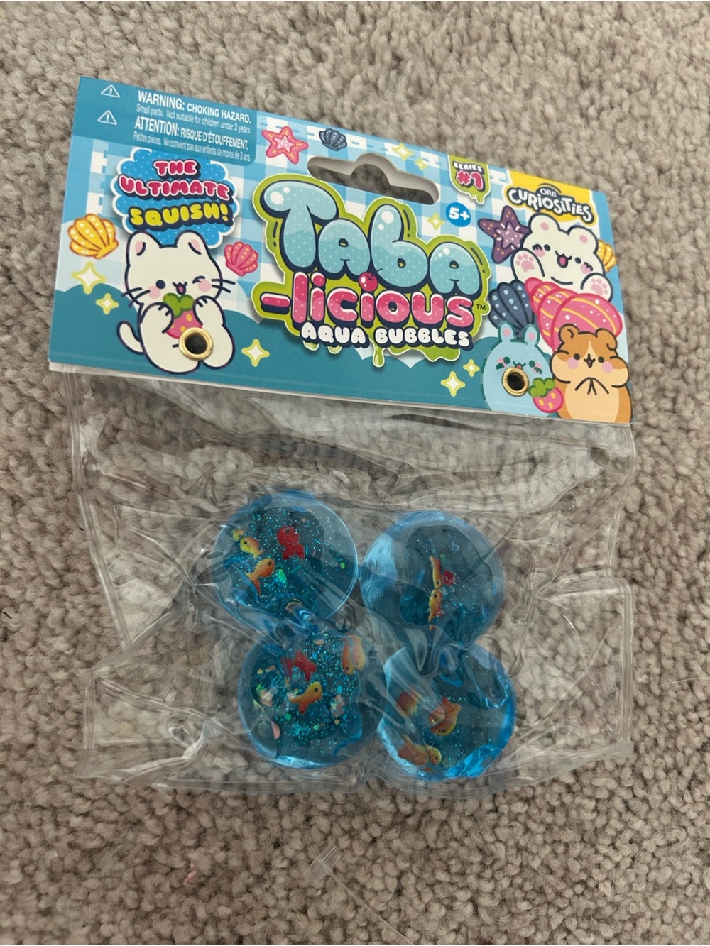 Aqua Bubbles Taba squish